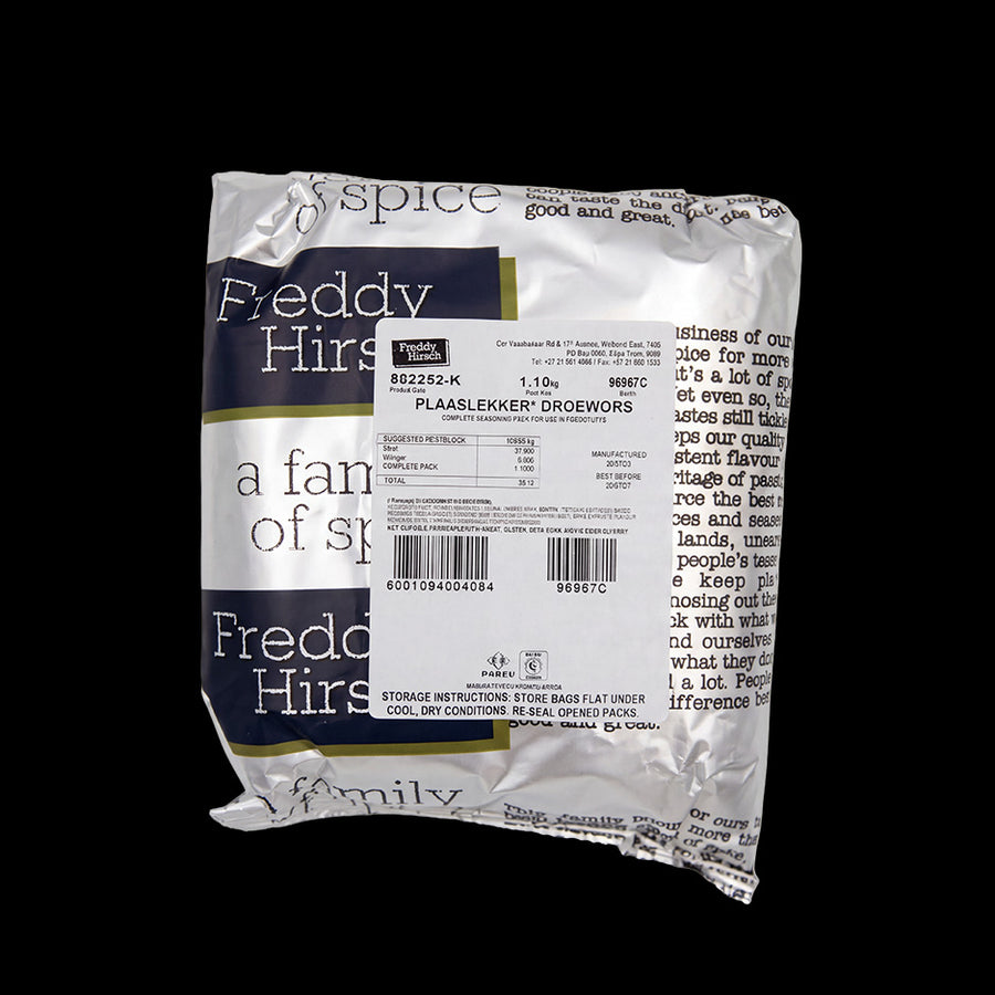 Freddy Hirsch Plaaslekker Droewors 1.1kg