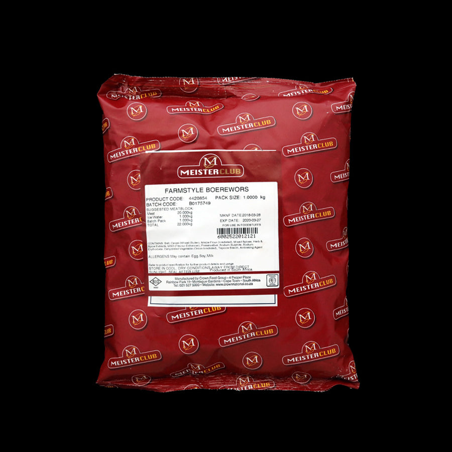 Crown National Farmstyle Boerewors