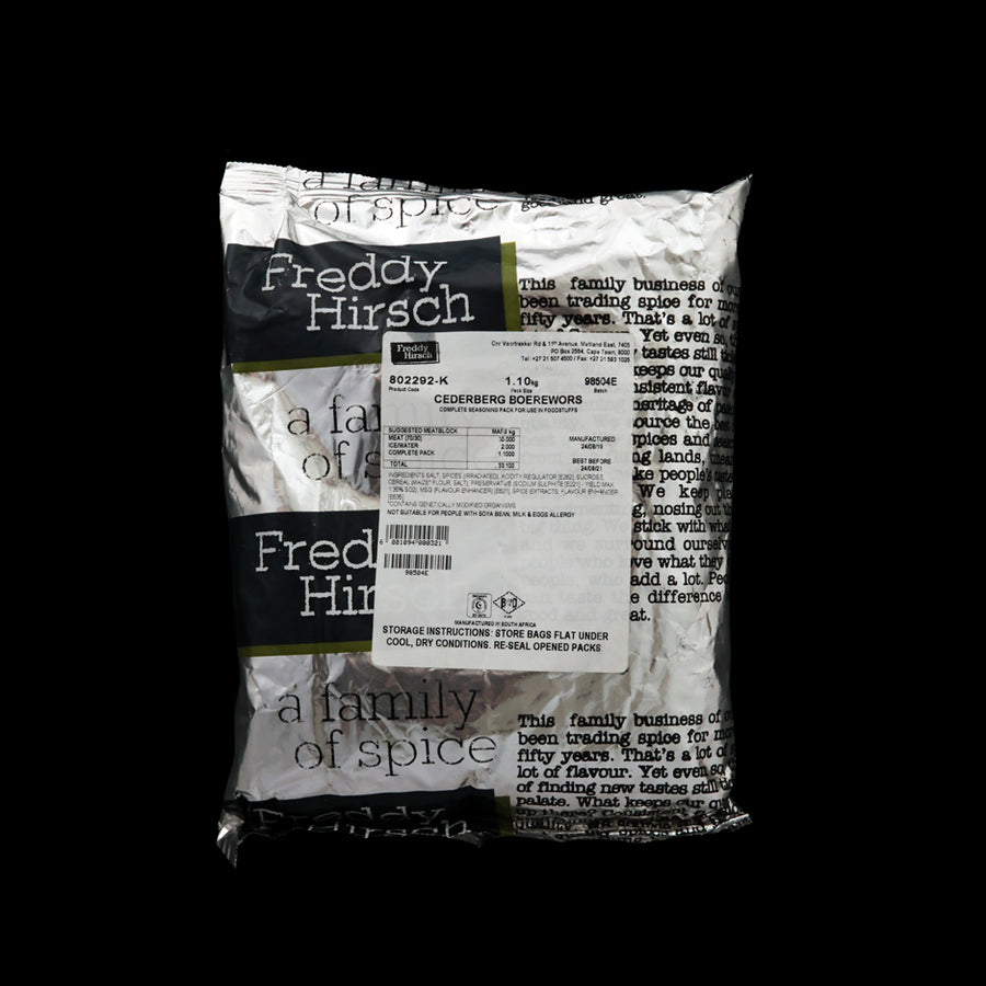 Freddy Hirsch Cederberg Boerewors Spice