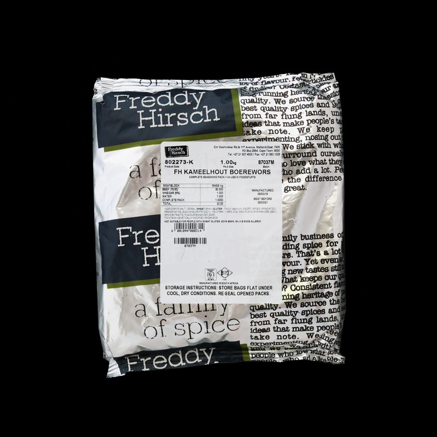 Freddy Hirsch Kameelhout Boerewors